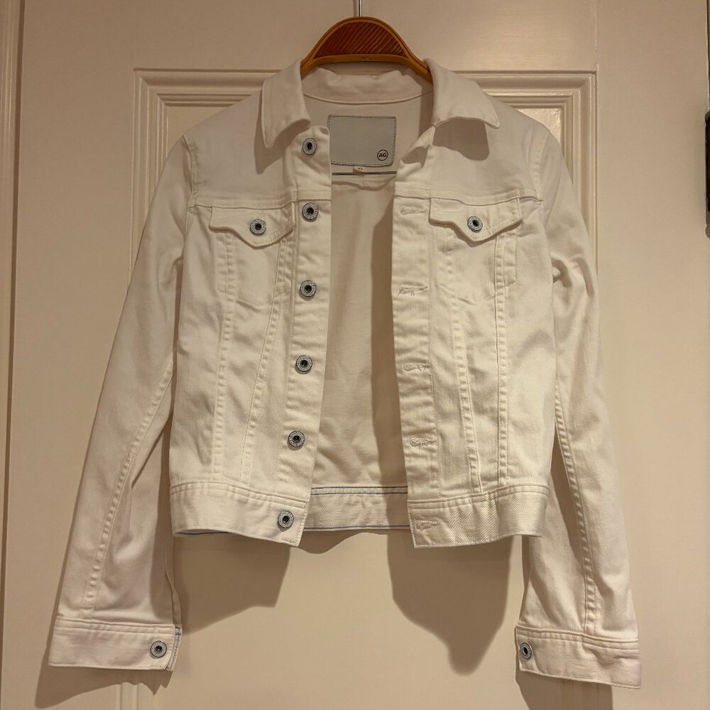 AG Jeans White Denim Jacket - Women's XS
